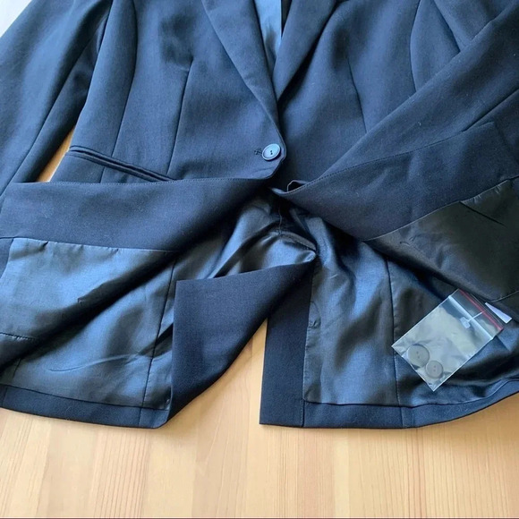 COPY - Pendleton 100% Virgin Wool Lined Black Blazer Jacket Career NWT Size 6 - Picture 9 of 12